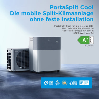 MIDEA PortaSplit Cool | 2,35 kW Mobile Split Klimaanlage